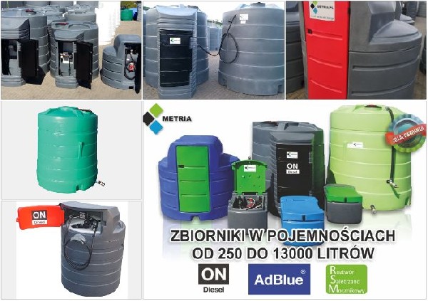 Zbiornik Na Paliwo Paliwa 1500 , 2500, Mobilny 5000, Olej Napędowy, Dwupłaszczowy