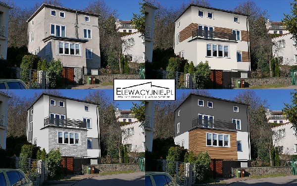 Projekt Elewacji, Wizualizacje 2d/3d, Projekt Elewacja Domu