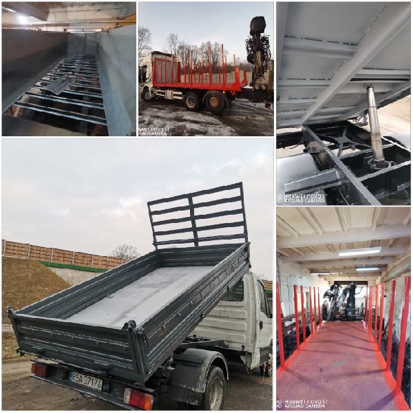 Nowa Zabudowa - Wywrotka 3 Stronna Na Samochód Iveco Daily