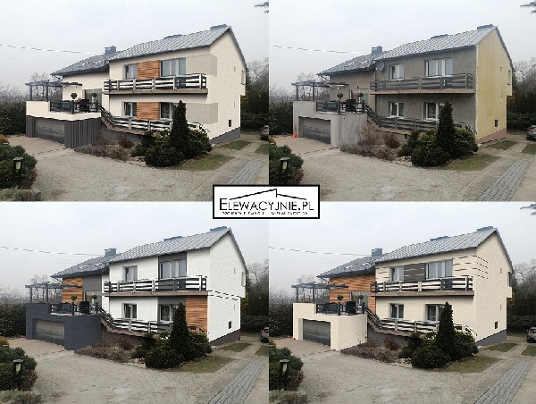 Projekty Elewacji / Wizualizacje Fasady / Elewacje Domów 2