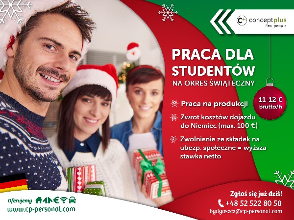 Praca Dla Studentów / Uczniów Na Okres świąteczny - Niemcy