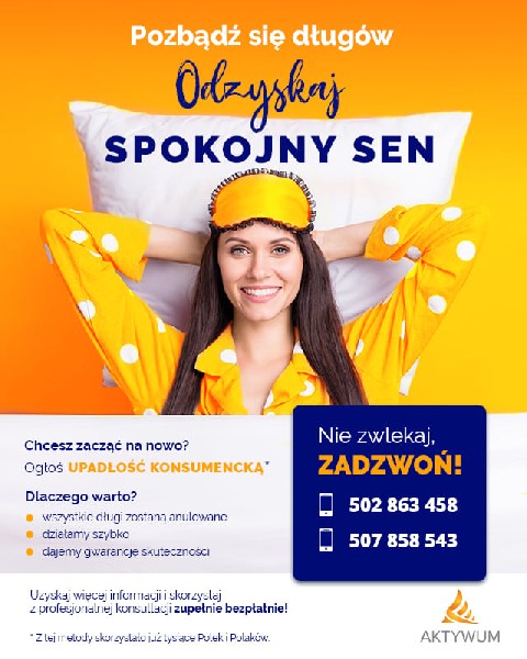 Upadłość Konsumencka - Szybka I Profesjonalna Pomoc- Zadzwoń !