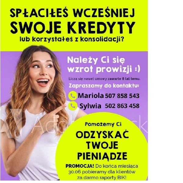 Odbierz Zwrot Prowizji Z Kredytu/pożyczki – Zadzwoń !