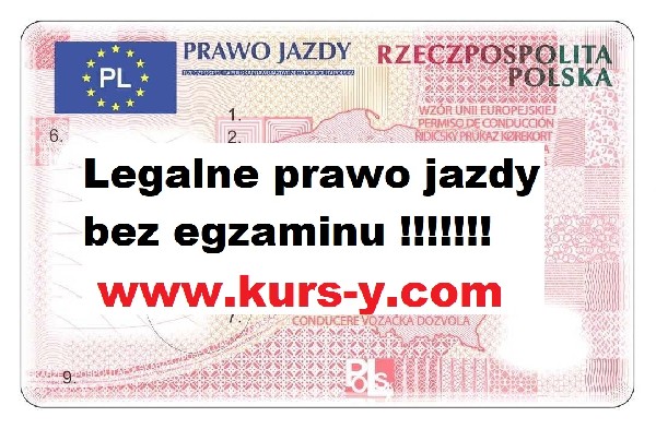 Legalne Prawo Jazdy Bez Egzaminu