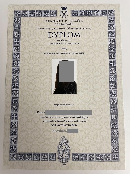 Oferuje Dyplomy Uniwersytetów, świadectwa, Dyplomy, Szkoły