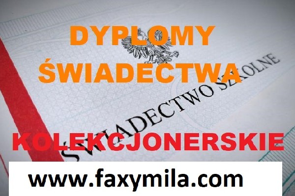 Wystawimy Dyplom Studiów Wyższych, Matura I Wpis Cke.