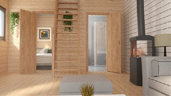 Nowy Domek Z Antresolą Do Samodzielnego Montażu 21,5m2  4,3m/5m 3