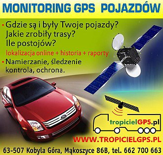 Monitoring GPS pojazdów, lokalizuj swoje auto, kontroluj pracowników