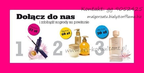 Zostań Konsultantką(em) Oriflame!