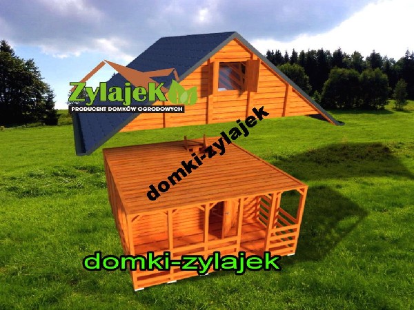 Piętrowy Domek Ogrodowy 16m2 Producent Zylajek 2